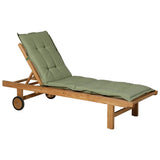 Madison Lounger Kissen Panama 200x60 cm Saliegroen