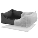 Madison Hundebett Skai prüfen 100x80x25 cm Grau