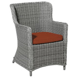 Madison Sitzkissen für Wicker Garden Chair Panama 48x48 cm Terrakotta