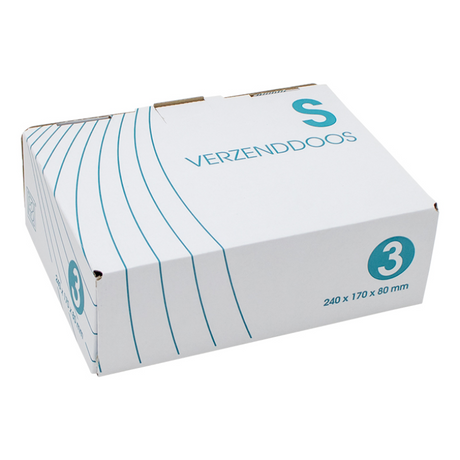 Verzenddoos 3 s 240x170x80mm
