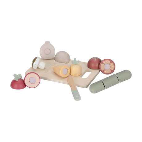 Little Dutch Toys Holzspielset zum Schneiden von Gemüse für Kinder.