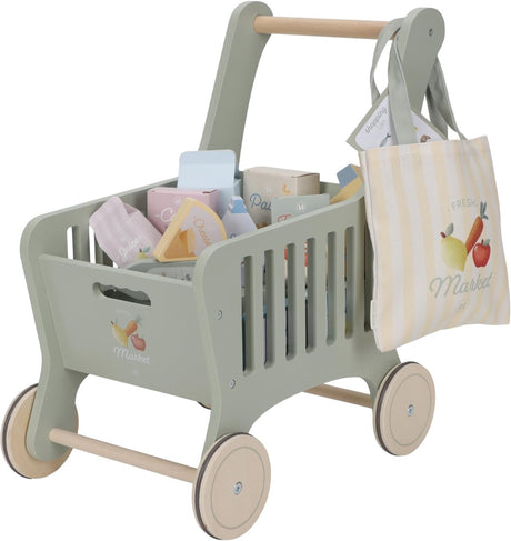 Little Dutch Einkaufswagen aus Holz FSC