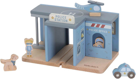 Little Dutch Polizei-Spielzeugset FSC-Holzspielset für Kinder.