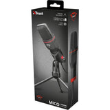Trust GXT 212 Mico USB-Mikrofon schwarz rot