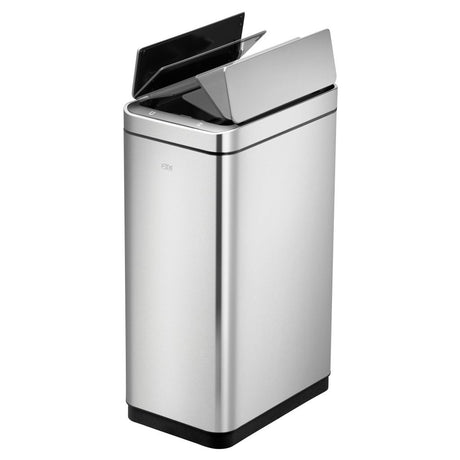 Eko Deluxe Phantomsensor Abfallbehälter 30l mattierter Edelstahl