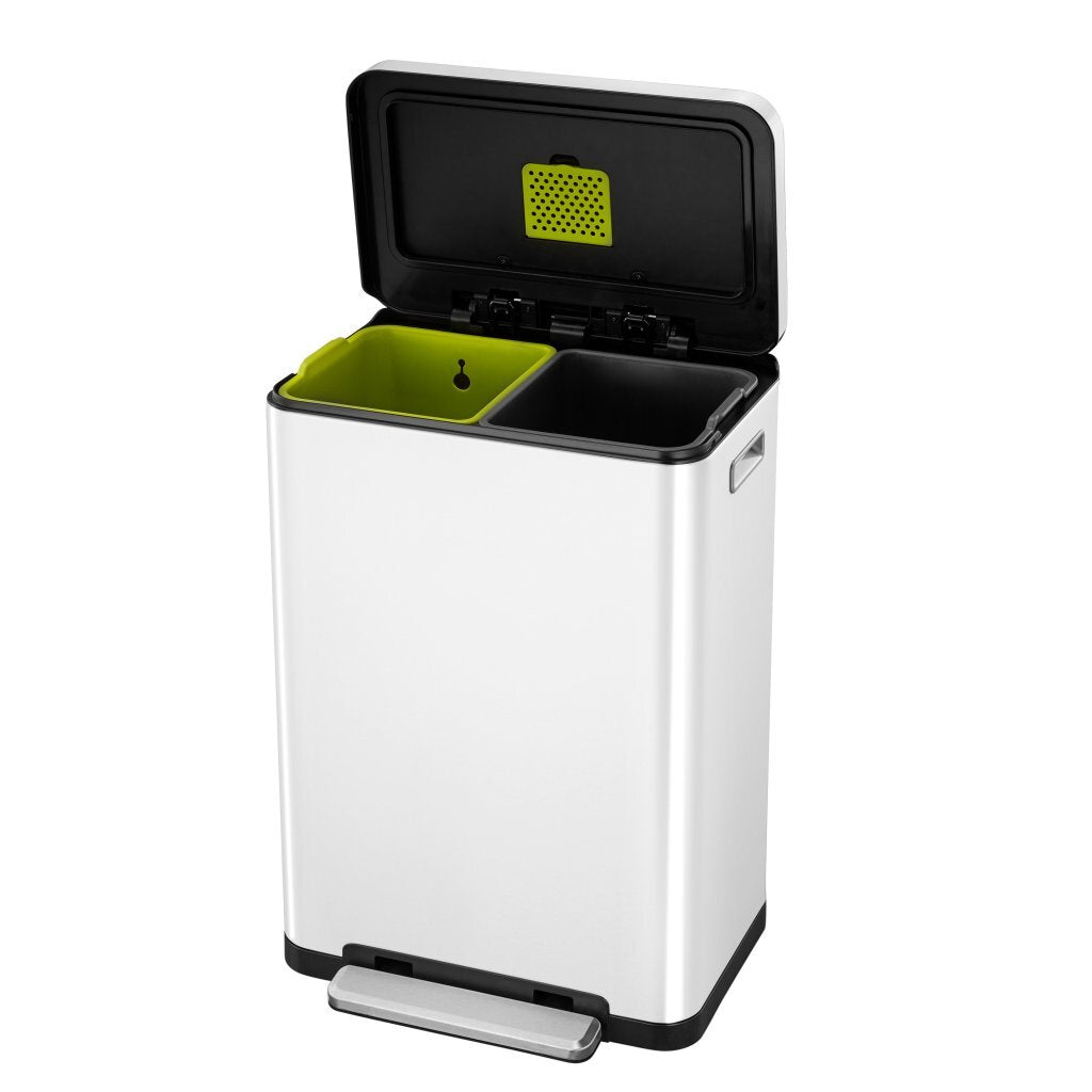 EKO EKO X-Cube Treteimer 2x20L Weiß