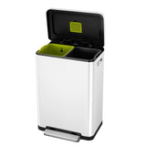 EKO EKO X-Cube Treteimer 2x20L Weiß
