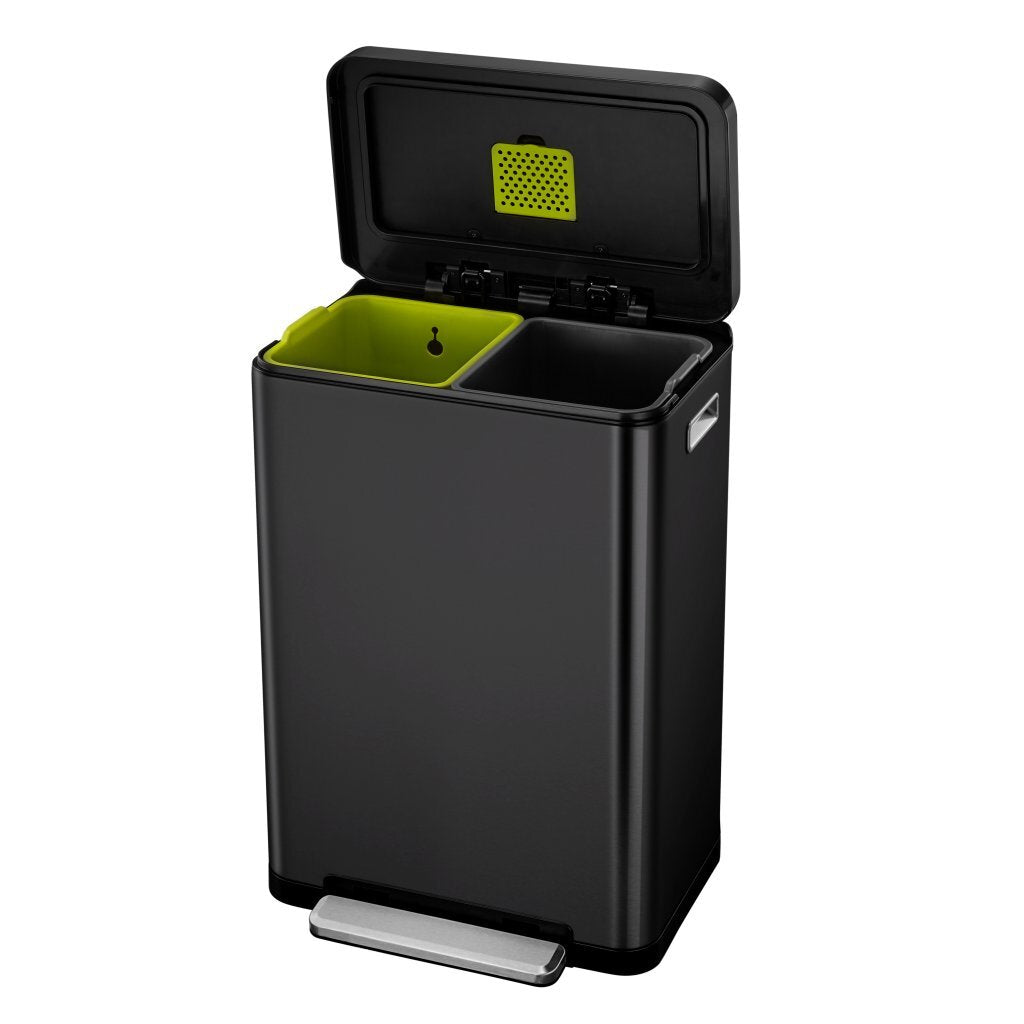 Eko x-cube Treteimer 2x20l schwarz