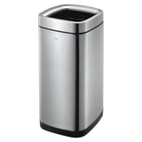 EKO Abfallbehälter Laguna 35 l Matte silberfarben