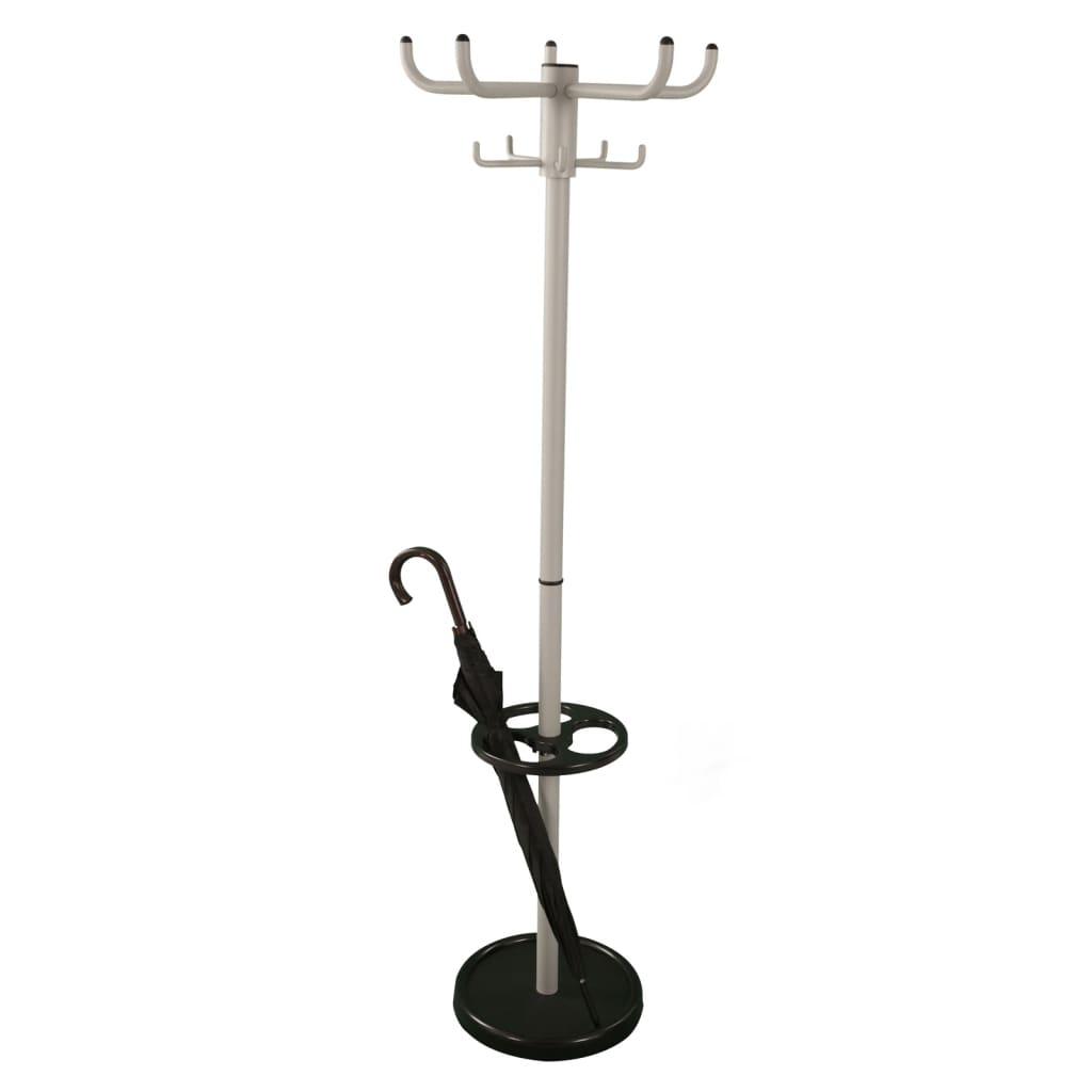 V-teiliger Garderobenständer stehend mit 10 Haken hoch fünf 175 cm