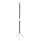 V-Teil-Garderobe linear stehend mit 4 Haken 180 cm weiß