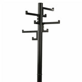 V-Teil V-Teil Garderobe stehend mit 8 Haken Porzellan 178 cm schwarz