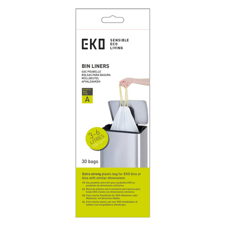 EKO Abfallbeutel setzen einen 24x30 PCS 3-6 L Weiß