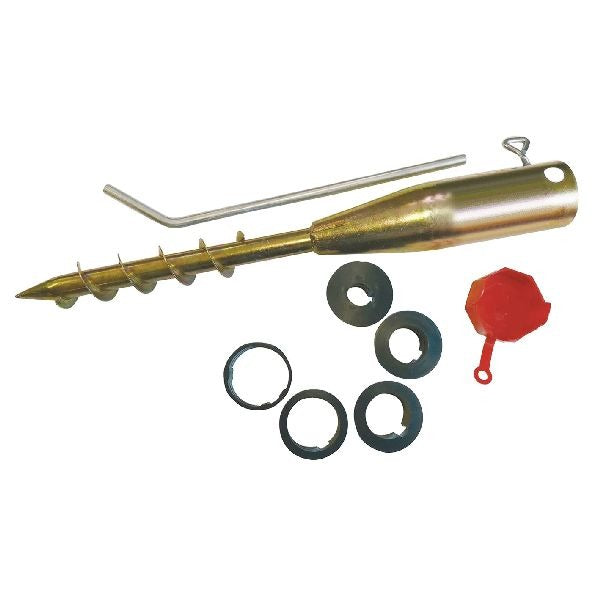 Camping Umefa Sonnenschirmbohrer, 8-teilig, Kupfer, 56 cm x 68 mm