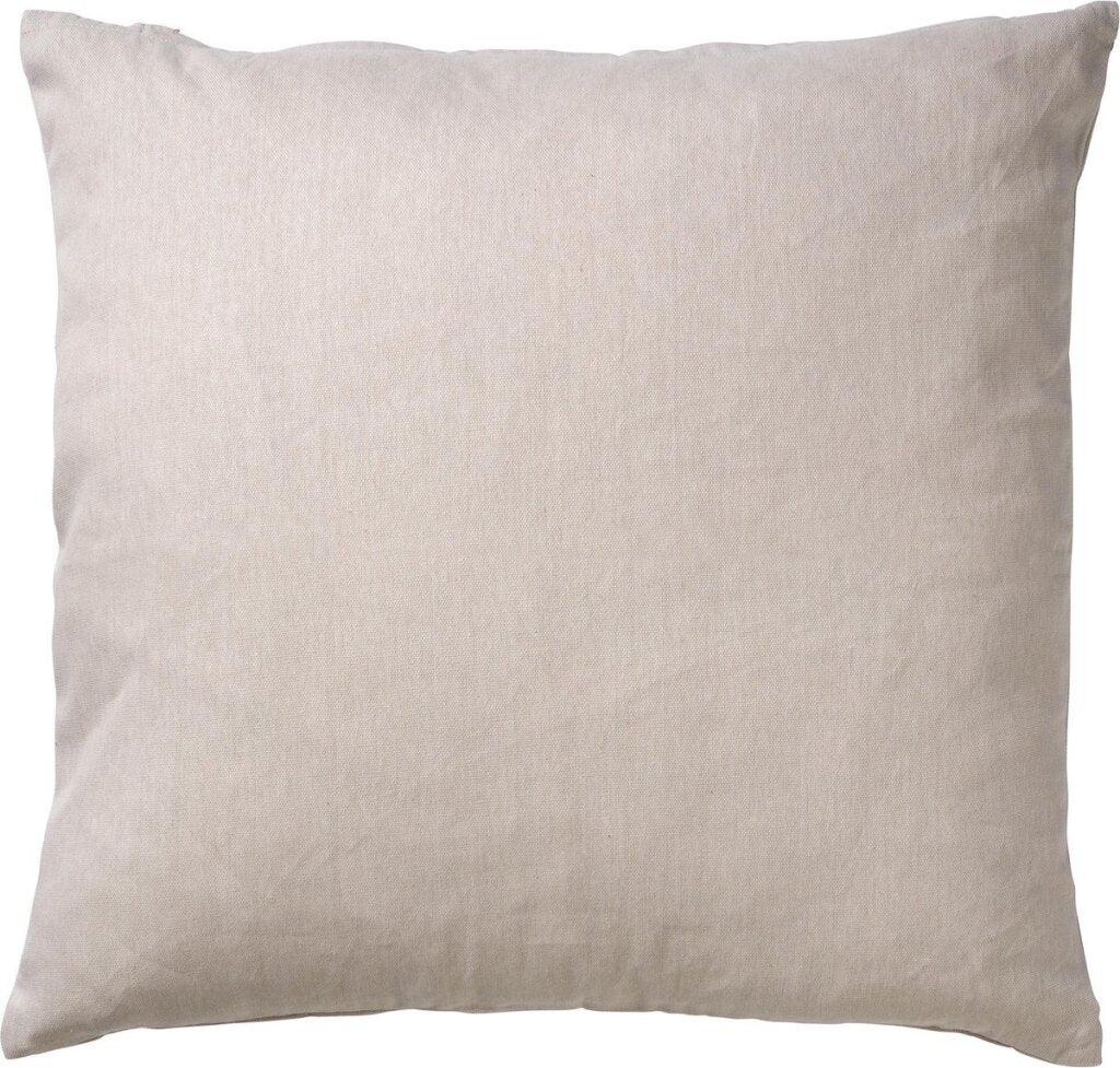 Dutch Decor James Dekokissen 45x45 cm, strapazierfähige Baumwolle, einfarbig, Bimssteinbeige, inklusive Innenkissen