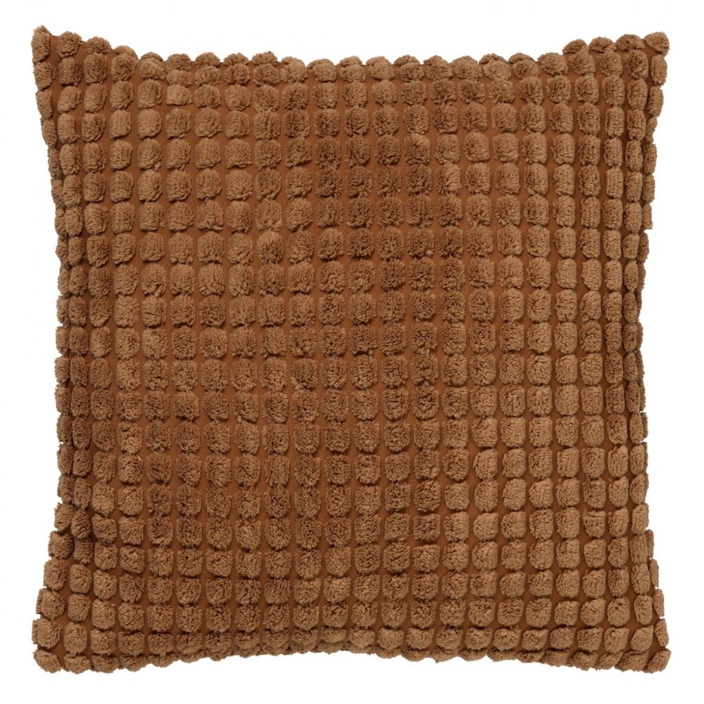 Niederländisches Dekokissen Rom 45x45 cm tabakbraun