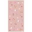 Sans Marque Little Dutch Pink Flowers Strandtuch ohne Markenzeichen, 60 x 120 cm, hellrosa