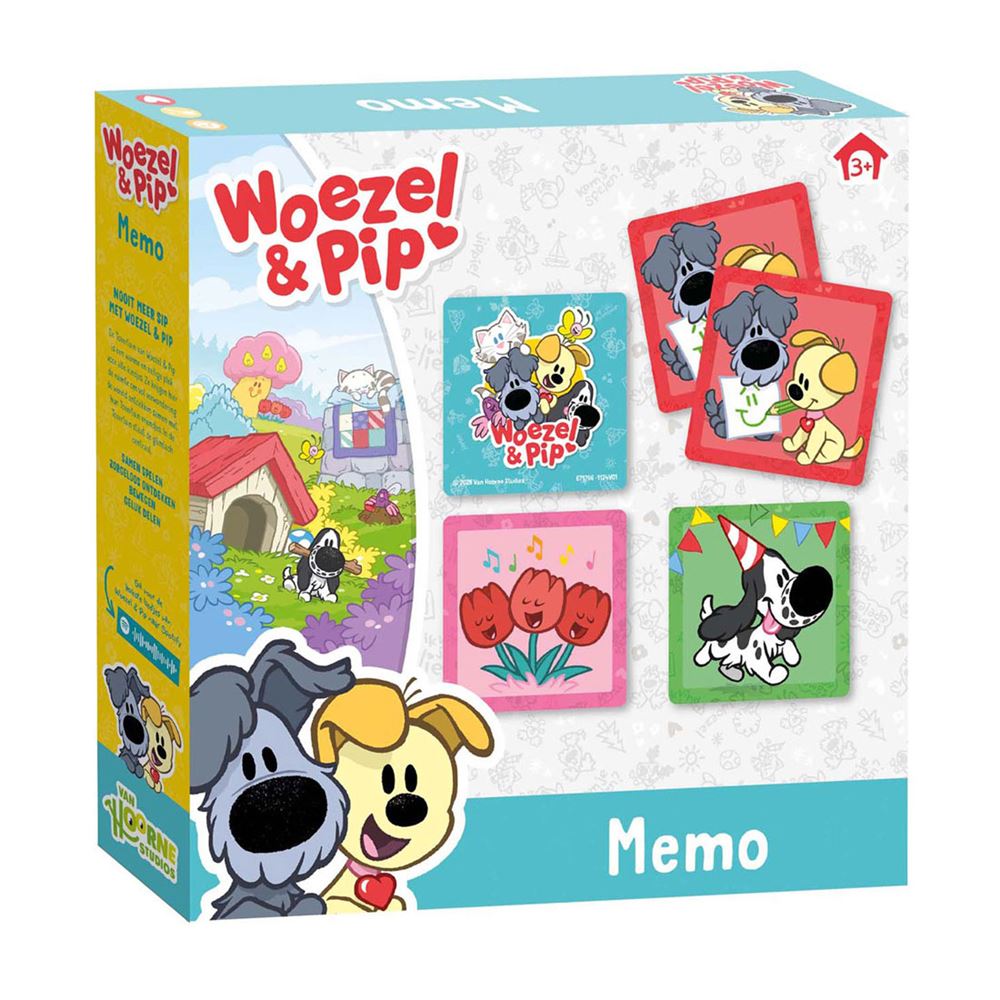 Bambolino Toys Woezel Pip Spiel Memo | 2 Stk