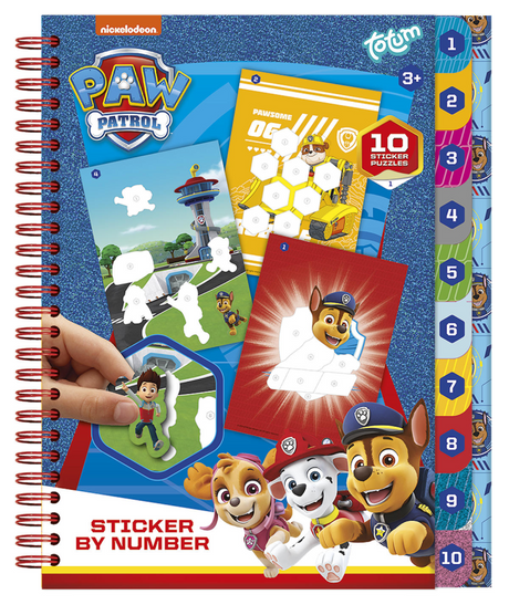 Totum Paw Patrol Aufkleber nach Nummernbuch