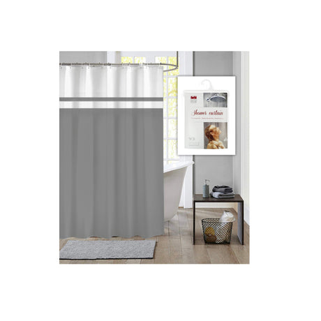 Dutch House Duschvorhang 180x200 cm grau