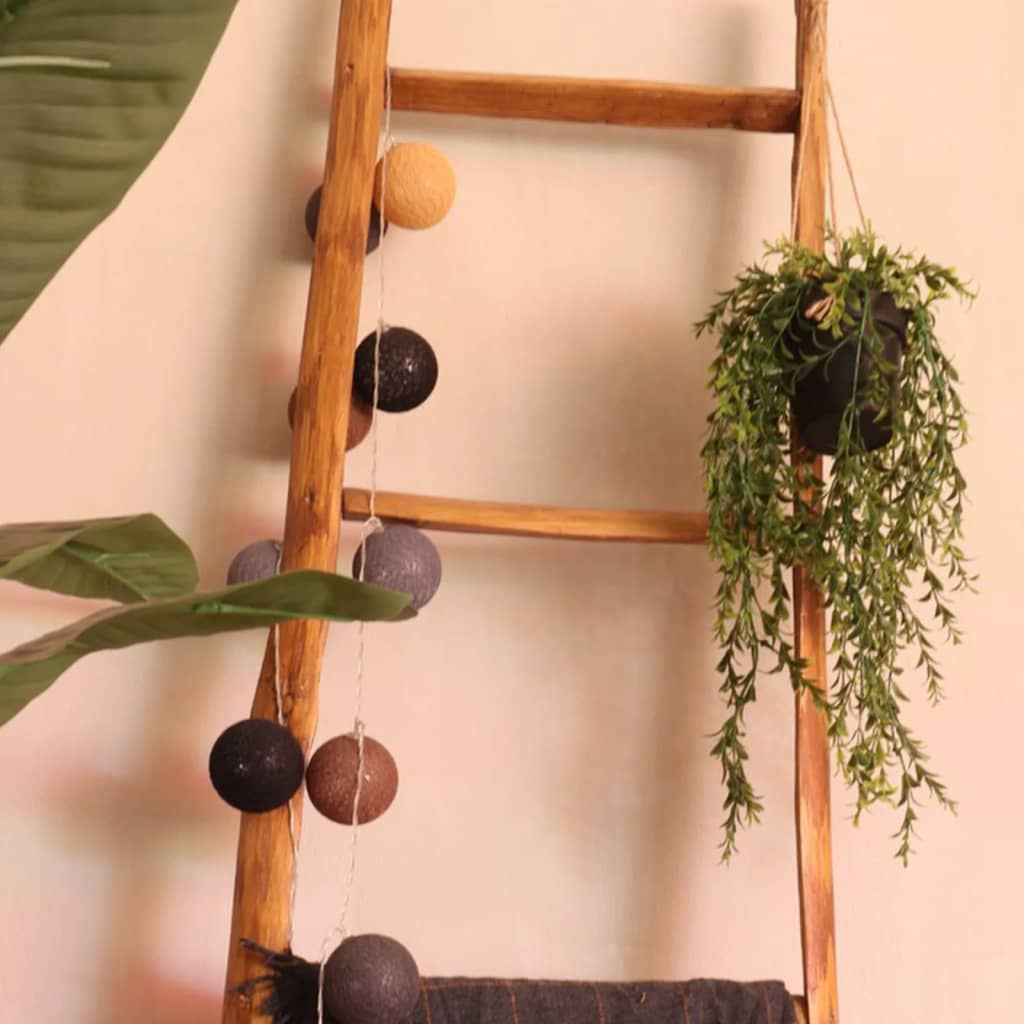 Smaragdkunstpflanze hängt im Topf Buxus 50 cm