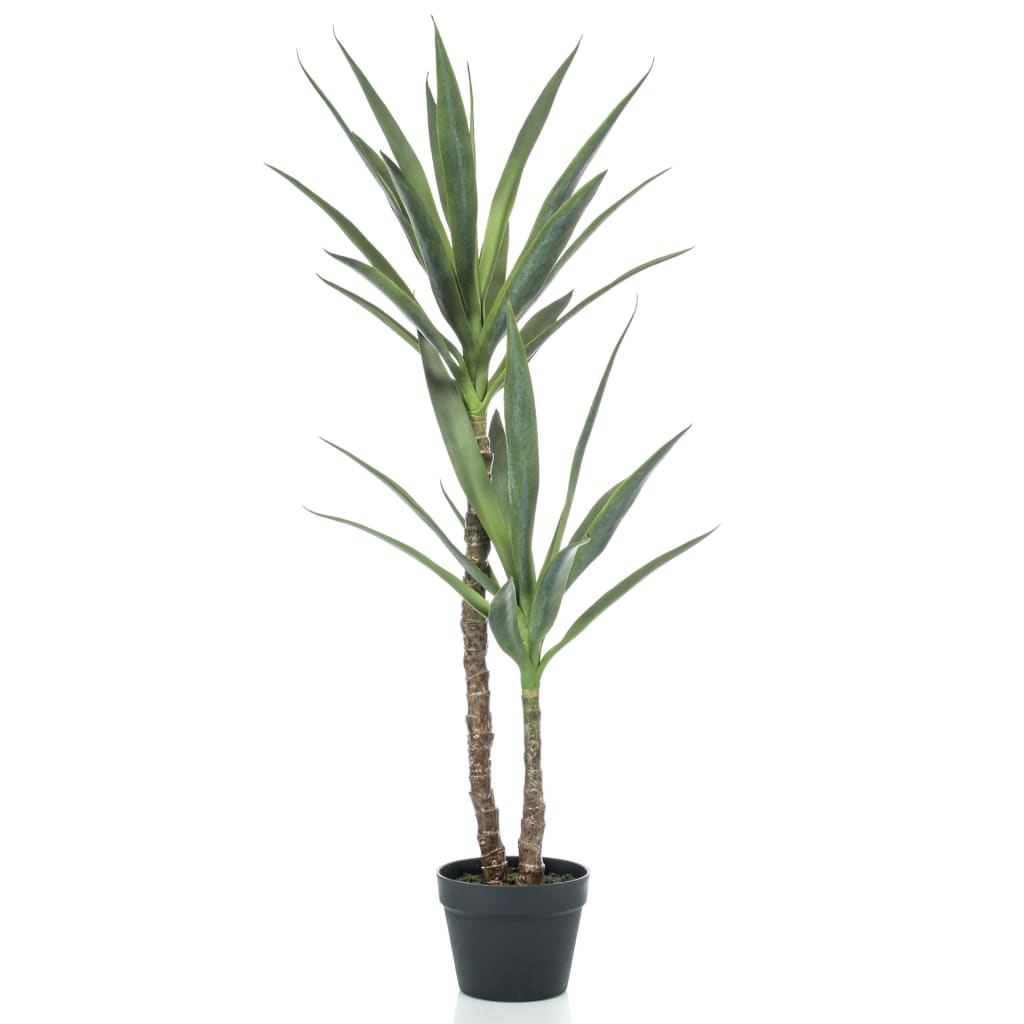 Smaragdkunstpflanze im Topf Yucca 110 cm