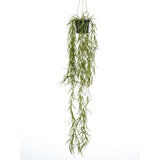 Smaragdkunstpflanze hängt im Topf mit Wachsblume 80 cm