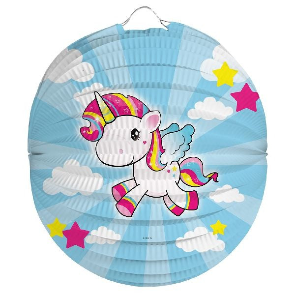 Basic Laterne Einhorn 22cm