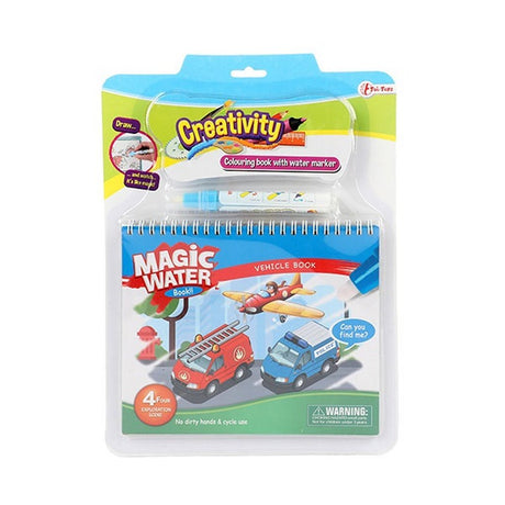 Toi-toys Kreativität zum Ausmalen mit Wasserfahrzeug mit Marker
