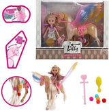 Lilly Teenagerpuppe 15 cm mit beweglichem Einhorn Lauren