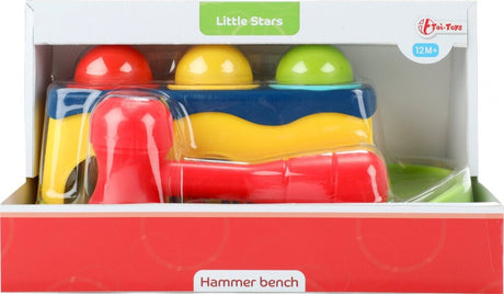 Little Stars Hammerbank mit 3 Rasselkugeln