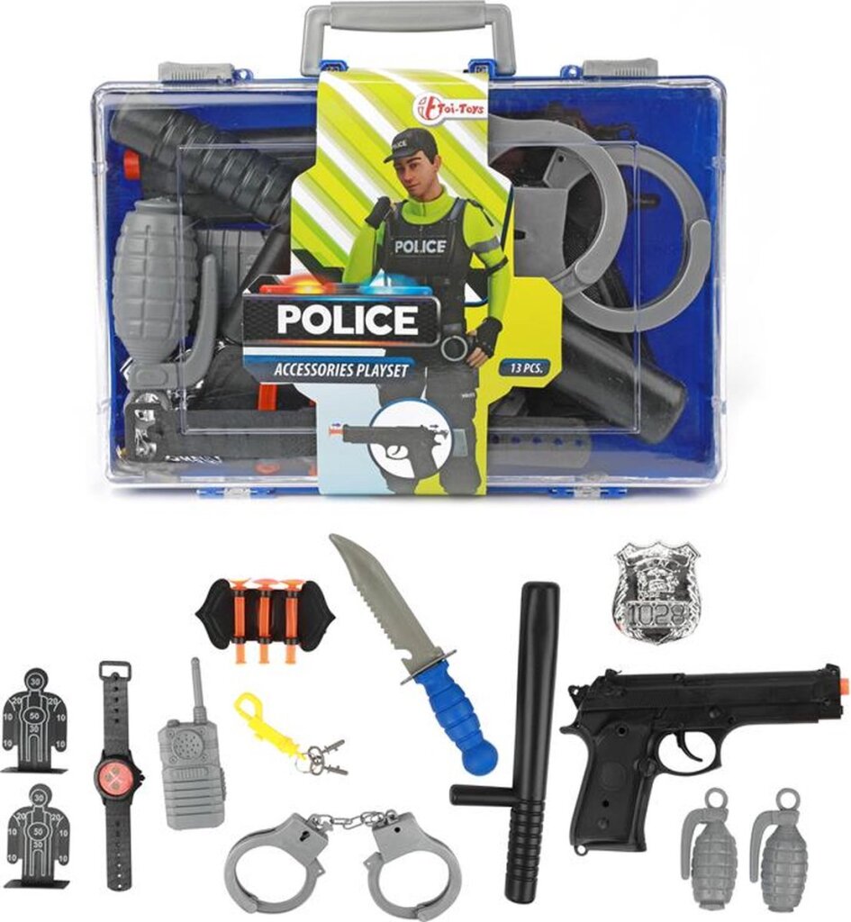 Toi-Toys Polizeikoffer 13-teilig