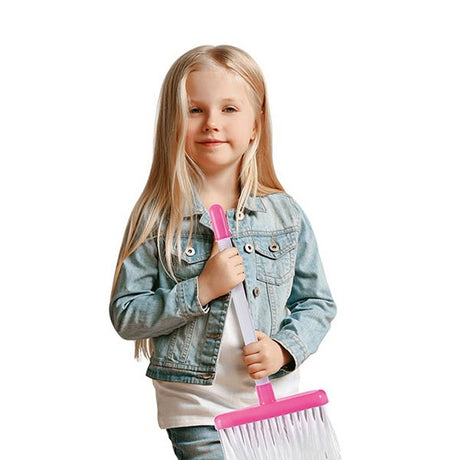 Toi-toys Hausreinigungsspielset 3-teilig rosa und weiß