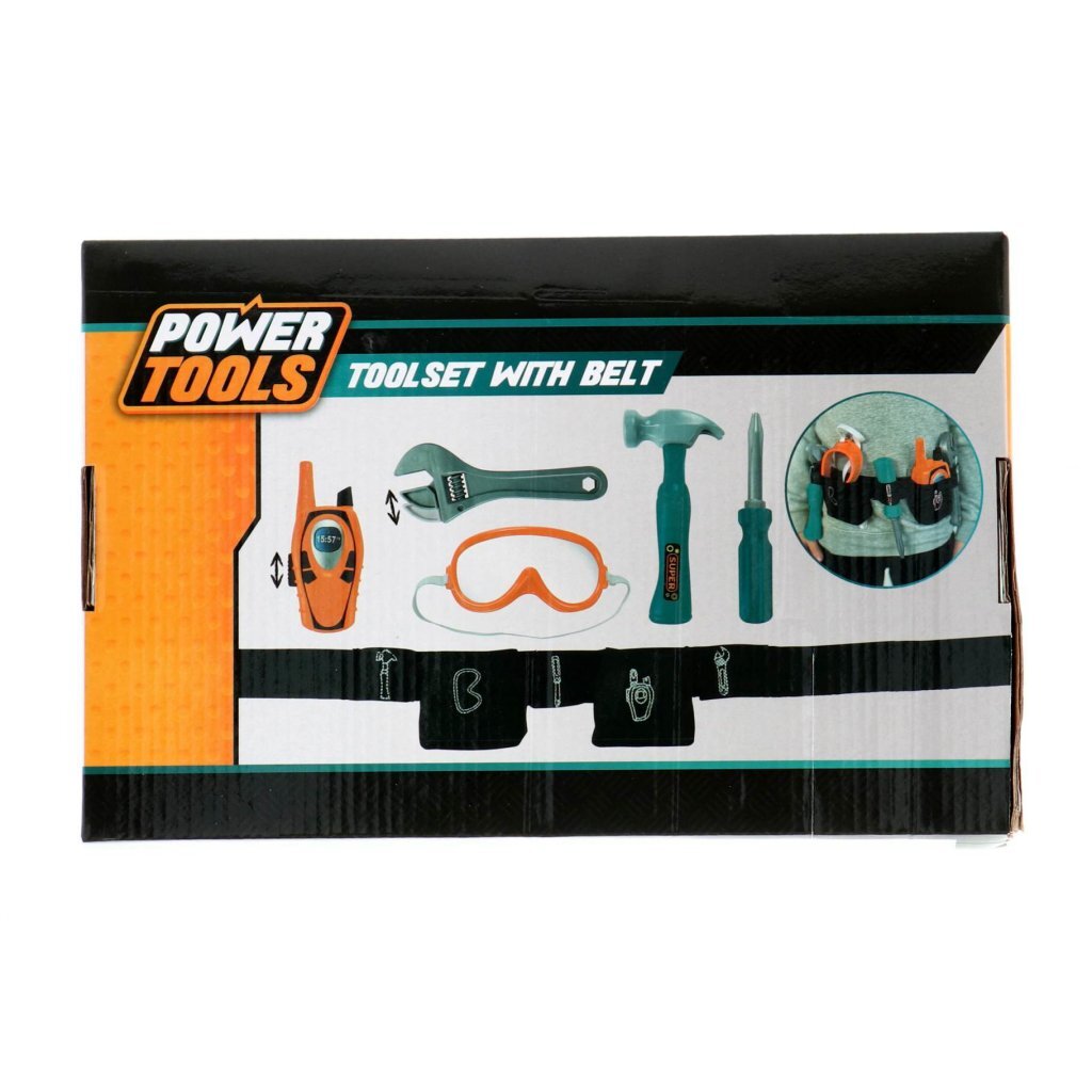 Toi-Toys-Werkzeugwerkzeug-Werkzeug in Riem 6-teilig