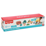Fisher Price Fahrzeuge Tierset Holz, 6-tlg.