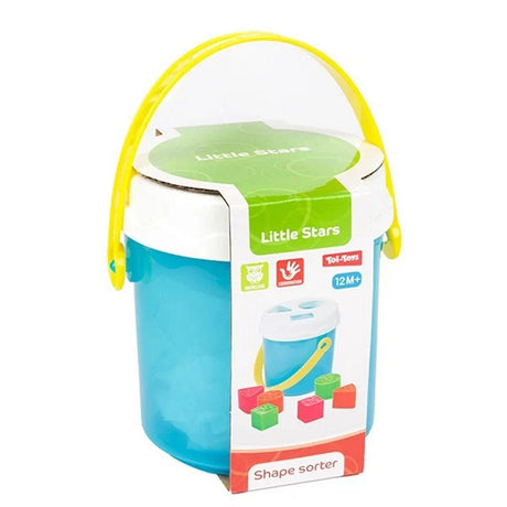 Toi-toys Little Stars Sortiereimer in Babyform mit 6 Blöcken