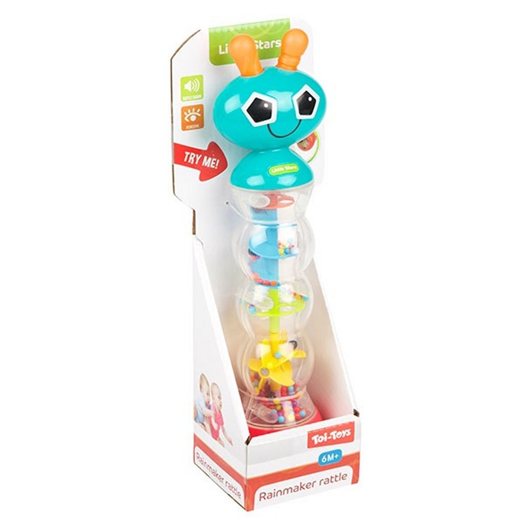 Toi-toys Little Stars Raupenrassel mit Spiegel