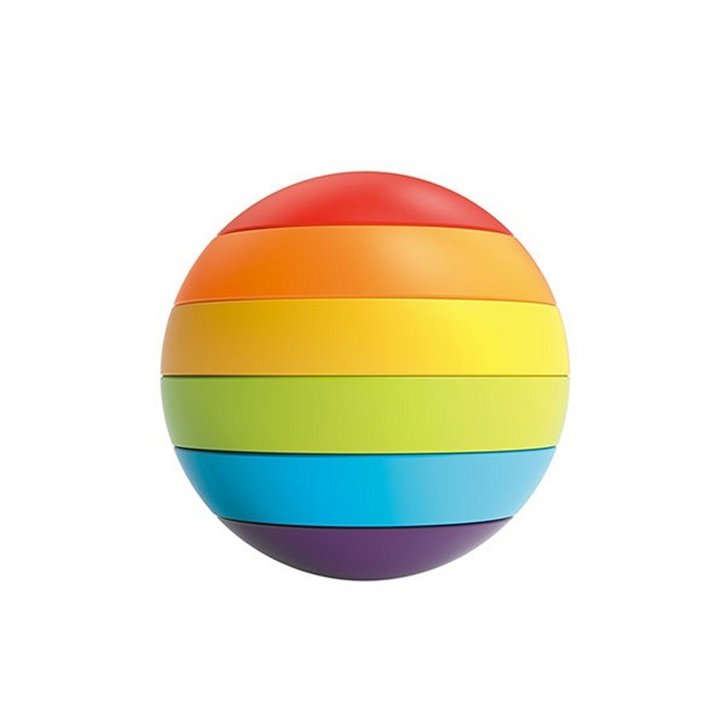 Toi-toys kleine Sterne Stapelturm Puzzleball 6-teilig