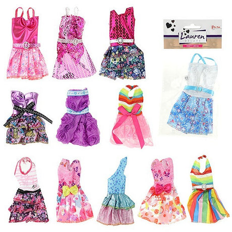 Lauren-Kleid für Teenagerpuppen in verschiedenen Farben
