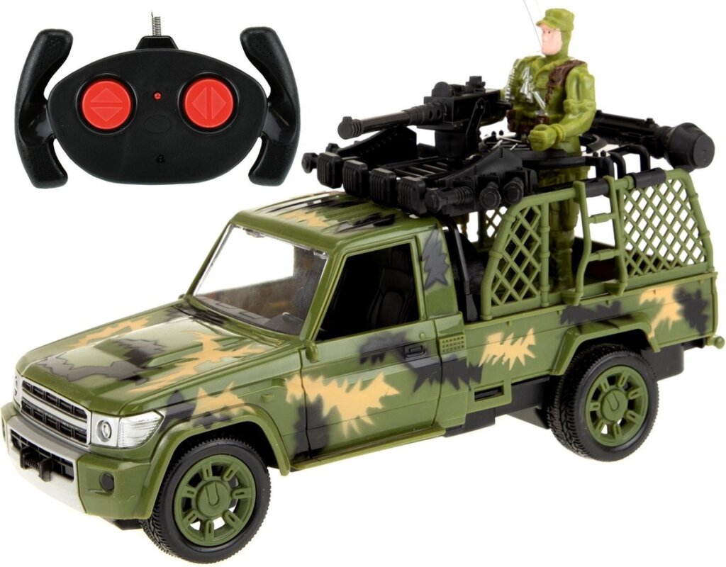 Armeeauto-Jeep-Soldat mit Soldaten-RC