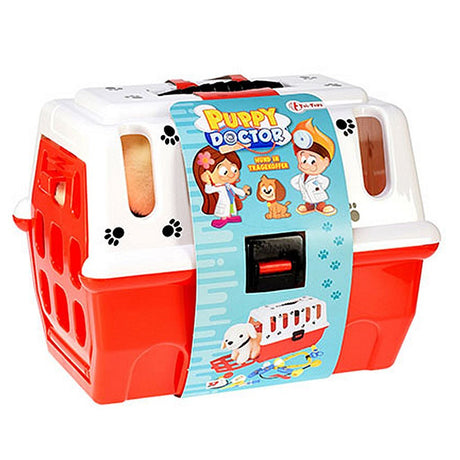 Toi-toys Welpe im Reisekorb + Tierarztzubehör