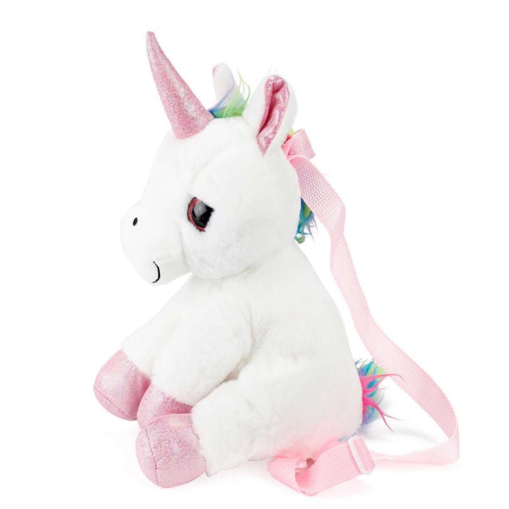 Toi-toys Einhorn Kuscheltier Rucksack 30 cm