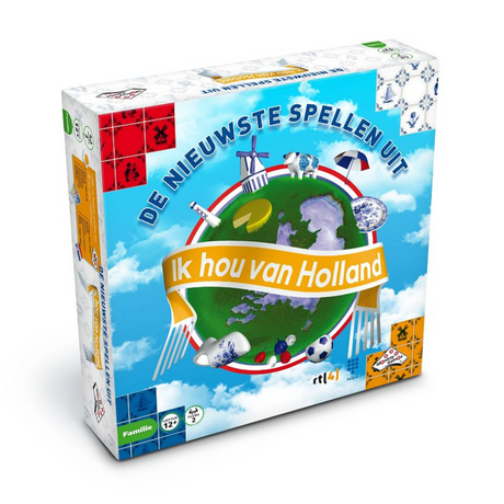 Identitätsspiele I love Holland Brettspiel – Partyspiel – Erleben Sie die TV-Show jetzt zu Hause