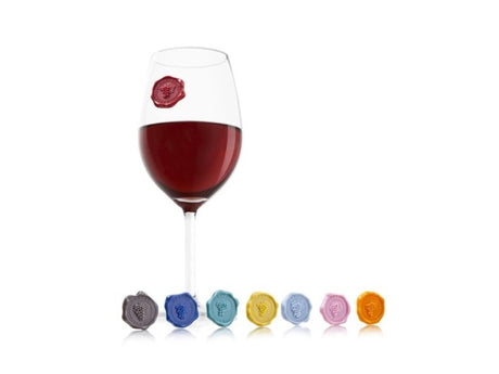 Vacu Vin Vacuvin Glasmarker, klassisches Set mit 8 Stück