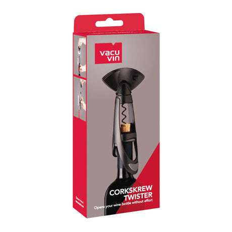 Vacu Vin Vacuvin Korkenzieher Twister schwarz