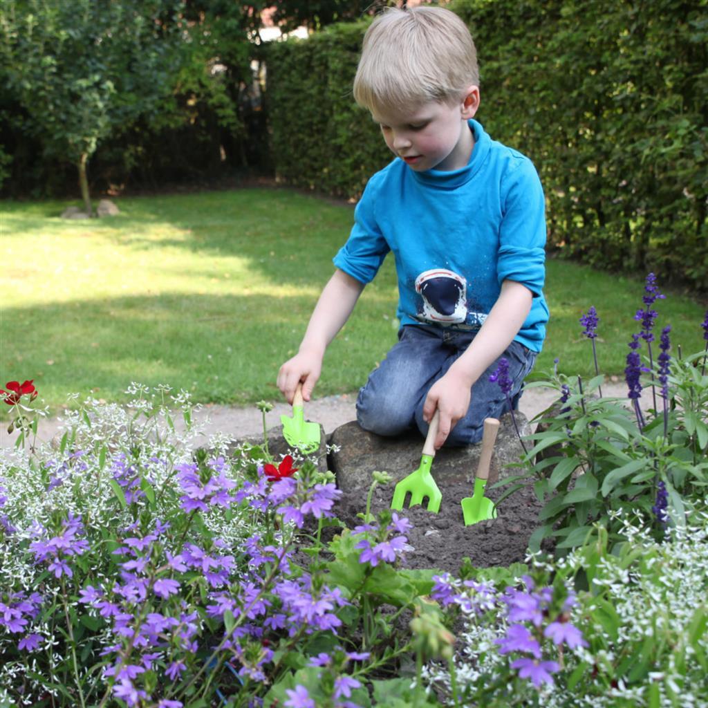 Esschert Design Esschert Design Kindergartengeräte 3-teilig Grün