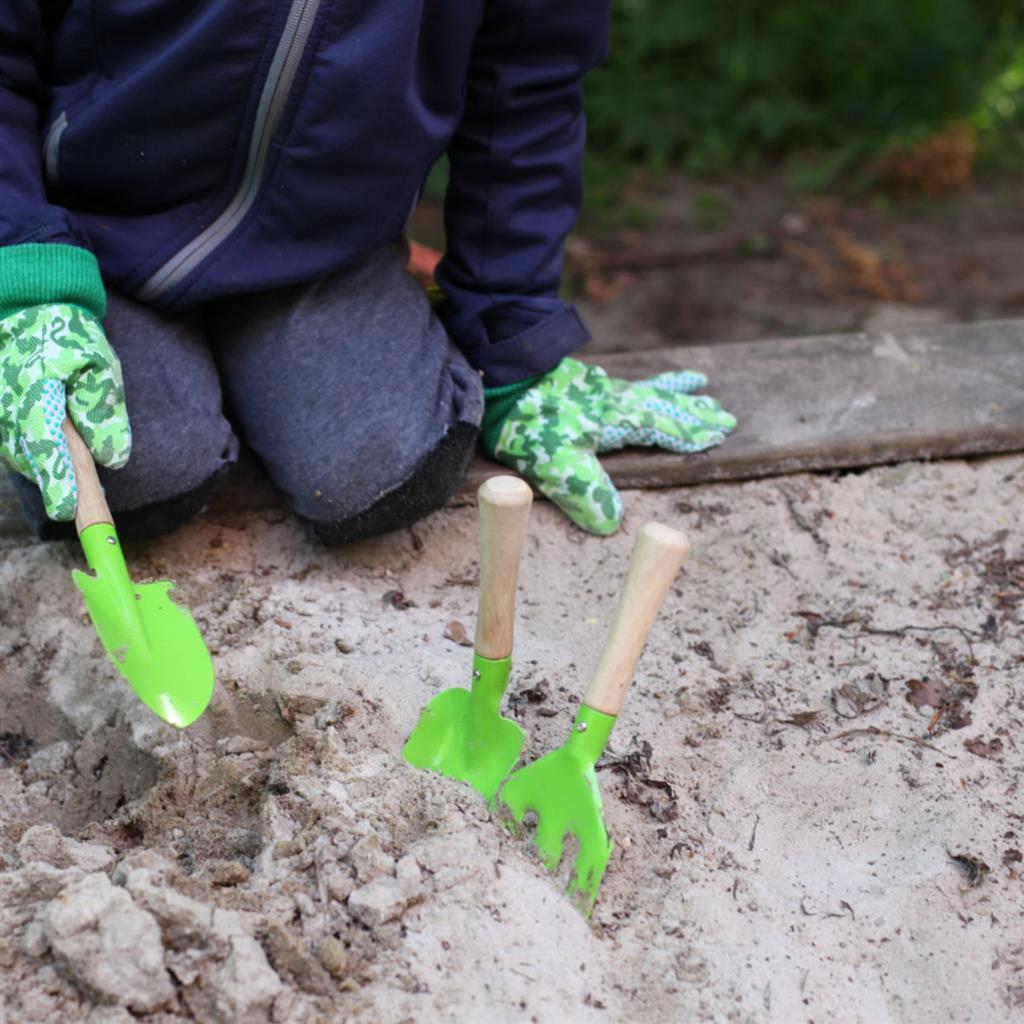 Esschert Design Esschert Design Kindergartengeräte 3-teilig Grün