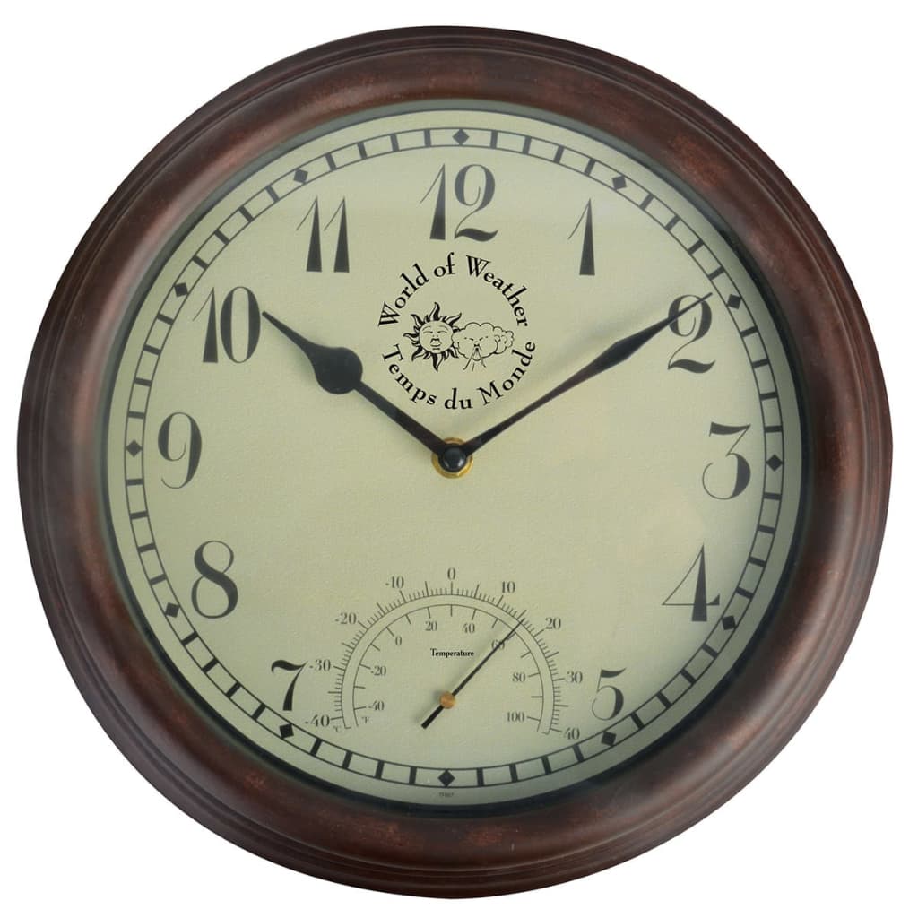 Esschert -Designstationen mit Thermometer 30,5 cm tf007