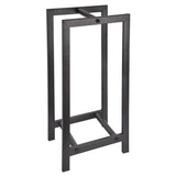 Esschert Design Holzlagerregal Schwarz