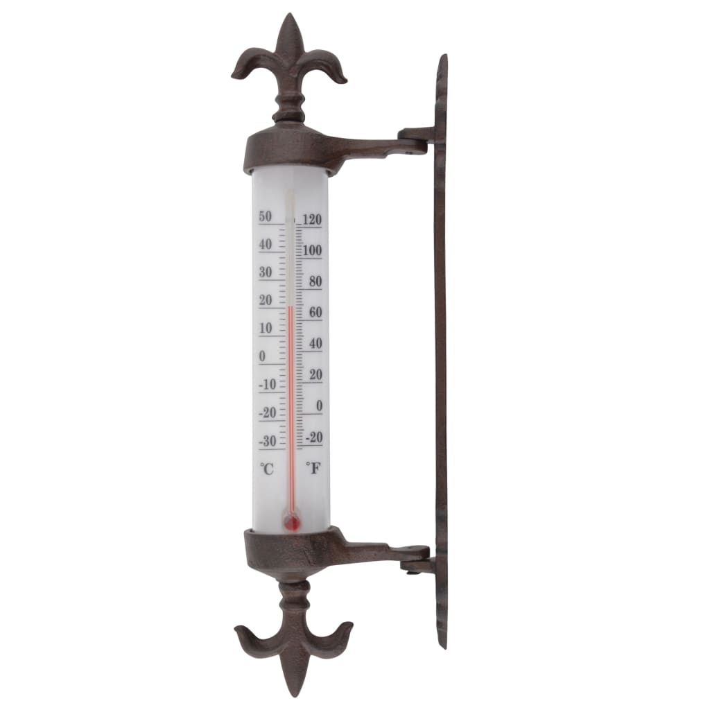 Esschert Design Fensterrahmen Thermometer Gusseisen